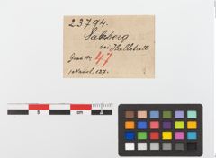 Etiketten zu Bronzerollenkopfnadel (NHMW-PRAE-023794)